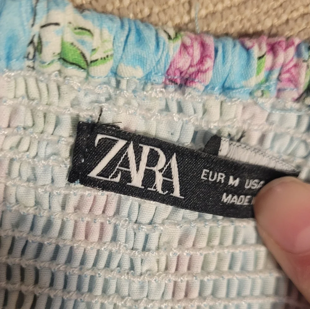 Zara Floral Blue Corset Bodysuit - Picture 5 of 6